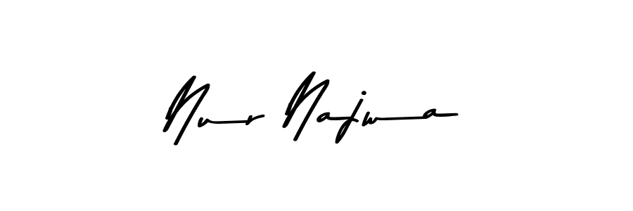 Make a beautiful signature design for name Nur Najwa. Use this online signature maker to create a handwritten signature for free. Nur Najwa signature style 9 images and pictures png