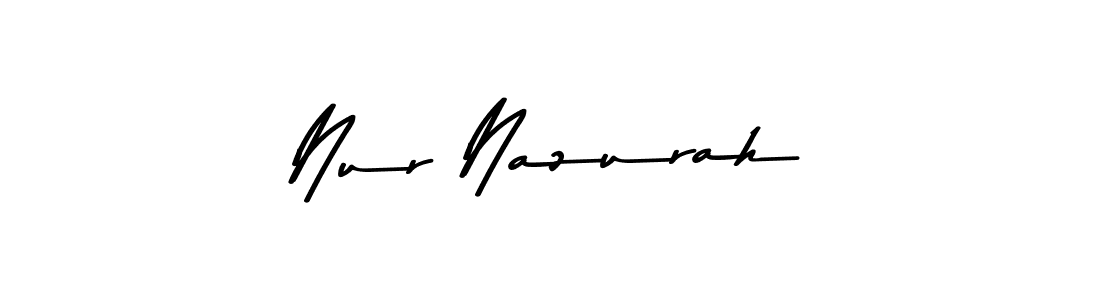 Nur Nazurah stylish signature style. Best Handwritten Sign (Asem Kandis PERSONAL USE) for my name. Handwritten Signature Collection Ideas for my name Nur Nazurah. Nur Nazurah signature style 9 images and pictures png