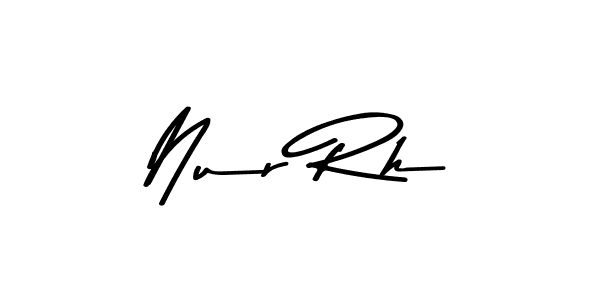 Similarly Asem Kandis PERSONAL USE is the best handwritten signature design. Signature creator online .You can use it as an online autograph creator for name Nur Rh. Nur Rh signature style 9 images and pictures png
