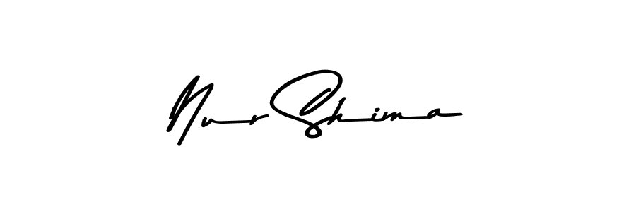 if you are searching for the best signature style for your name Nur Shima. so please give up your signature search. here we have designed multiple signature styles  using Asem Kandis PERSONAL USE. Nur Shima signature style 9 images and pictures png