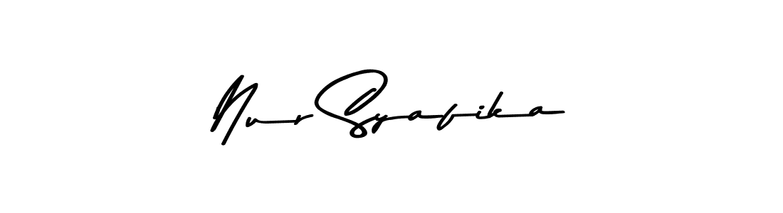 The best way (Asem Kandis PERSONAL USE) to make a short signature is to pick only two or three words in your name. The name Nur Syafika include a total of six letters. For converting this name. Nur Syafika signature style 9 images and pictures png