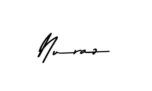 Nuraz stylish signature style. Best Handwritten Sign (Asem Kandis PERSONAL USE) for my name. Handwritten Signature Collection Ideas for my name Nuraz. Nuraz signature style 9 images and pictures png