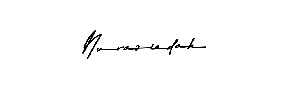 Similarly Asem Kandis PERSONAL USE is the best handwritten signature design. Signature creator online .You can use it as an online autograph creator for name Nuraziedah. Nuraziedah signature style 9 images and pictures png