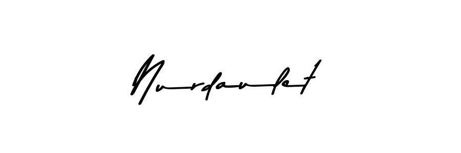 The best way (Asem Kandis PERSONAL USE) to make a short signature is to pick only two or three words in your name. The name Nurdaulet include a total of six letters. For converting this name. Nurdaulet signature style 9 images and pictures png