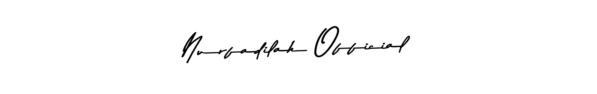 Once you've used our free online signature maker to create your best signature Asem Kandis PERSONAL USE style, it's time to enjoy all of the benefits that Nurfadilah Official name signing documents. Nurfadilah Official signature style 9 images and pictures png