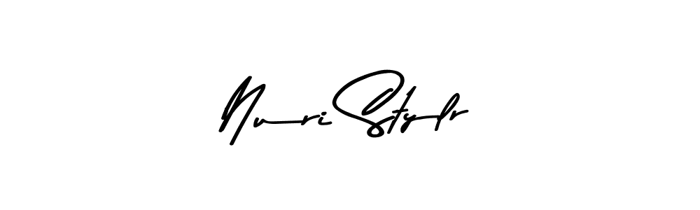 Here are the top 10 professional signature styles for the name Nuri Stylr. These are the best autograph styles you can use for your name. Nuri Stylr signature style 9 images and pictures png