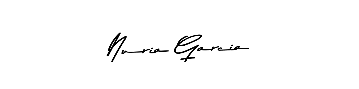 Nuria Garcia stylish signature style. Best Handwritten Sign (Asem Kandis PERSONAL USE) for my name. Handwritten Signature Collection Ideas for my name Nuria Garcia. Nuria Garcia signature style 9 images and pictures png