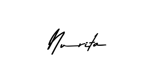 Make a beautiful signature design for name Nurita. Use this online signature maker to create a handwritten signature for free. Nurita signature style 9 images and pictures png