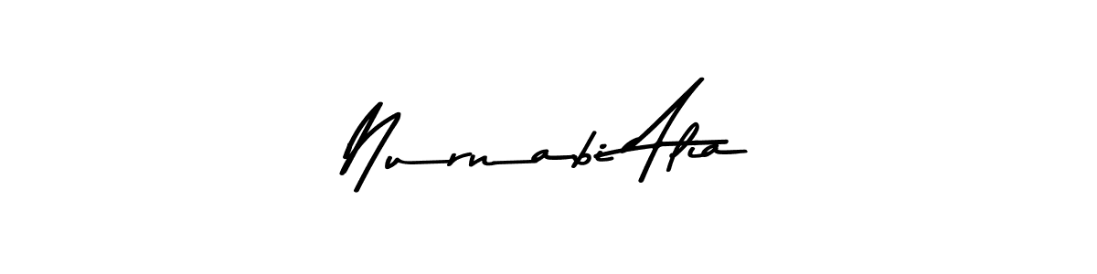 It looks lik you need a new signature style for name Nurnabi Alia. Design unique handwritten (Asem Kandis PERSONAL USE) signature with our free signature maker in just a few clicks. Nurnabi Alia signature style 9 images and pictures png