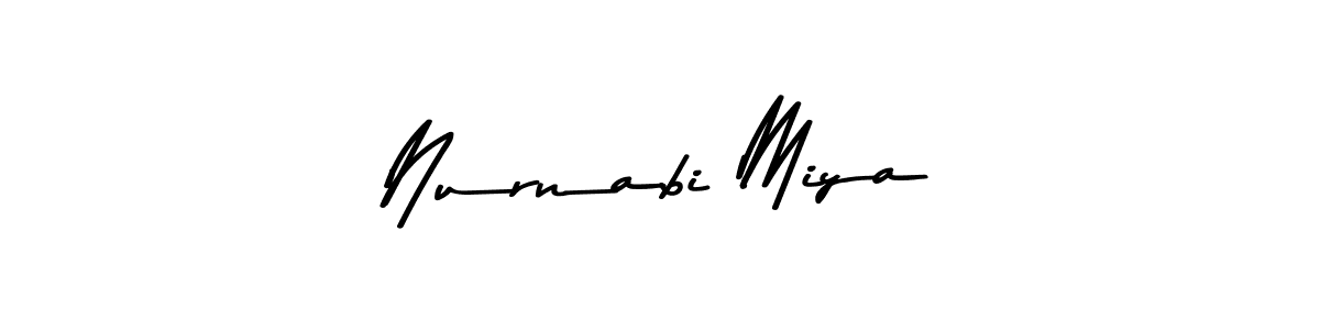 Nurnabi Miya stylish signature style. Best Handwritten Sign (Asem Kandis PERSONAL USE) for my name. Handwritten Signature Collection Ideas for my name Nurnabi Miya. Nurnabi Miya signature style 9 images and pictures png