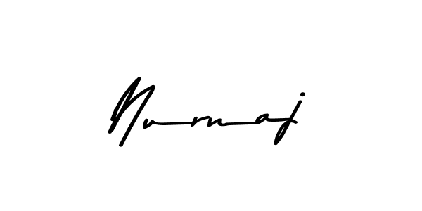 Nurnaj stylish signature style. Best Handwritten Sign (Asem Kandis PERSONAL USE) for my name. Handwritten Signature Collection Ideas for my name Nurnaj. Nurnaj signature style 9 images and pictures png