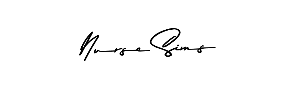 Asem Kandis PERSONAL USE is a professional signature style that is perfect for those who want to add a touch of class to their signature. It is also a great choice for those who want to make their signature more unique. Get Nurse Sims name to fancy signature for free. Nurse Sims signature style 9 images and pictures png