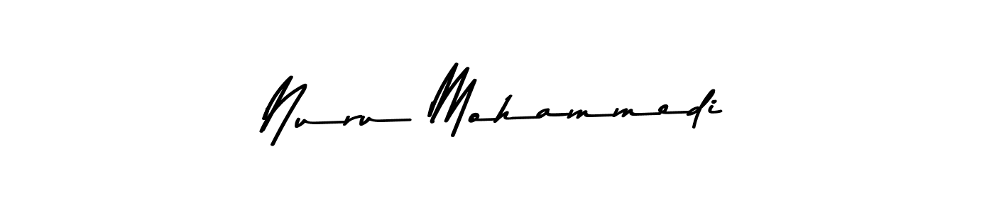 Create a beautiful signature design for name Nuru Mohammedi. With this signature (Asem Kandis PERSONAL USE) fonts, you can make a handwritten signature for free. Nuru Mohammedi signature style 9 images and pictures png