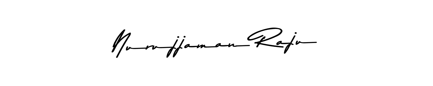 Design your own signature with our free online signature maker. With this signature software, you can create a handwritten (Asem Kandis PERSONAL USE) signature for name Nurujjaman Raju. Nurujjaman Raju signature style 9 images and pictures png