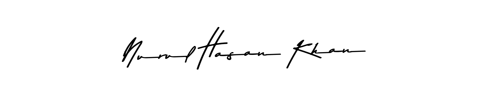 Nurul Hasan Khan stylish signature style. Best Handwritten Sign (Asem Kandis PERSONAL USE) for my name. Handwritten Signature Collection Ideas for my name Nurul Hasan Khan. Nurul Hasan Khan signature style 9 images and pictures png