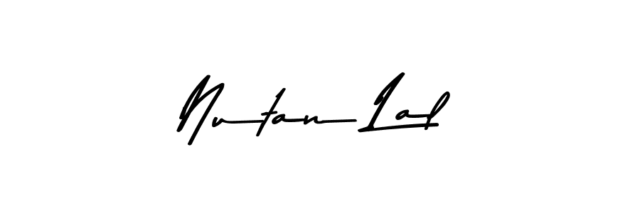 You should practise on your own different ways (Asem Kandis PERSONAL USE) to write your name (Nutan Lal) in signature. don't let someone else do it for you. Nutan Lal signature style 9 images and pictures png