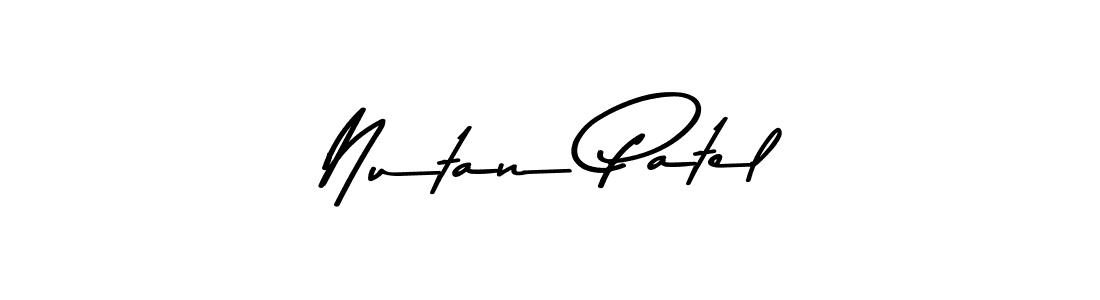 Nutan Patel stylish signature style. Best Handwritten Sign (Asem Kandis PERSONAL USE) for my name. Handwritten Signature Collection Ideas for my name Nutan Patel. Nutan Patel signature style 9 images and pictures png