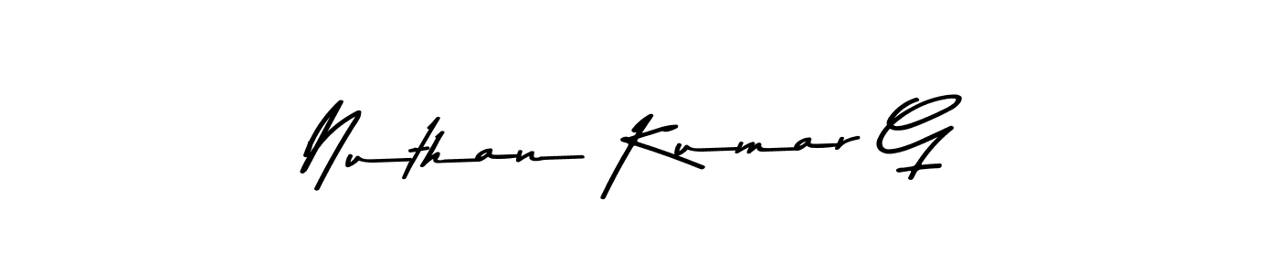 You can use this online signature creator to create a handwritten signature for the name Nuthan Kumar G. This is the best online autograph maker. Nuthan Kumar G signature style 9 images and pictures png