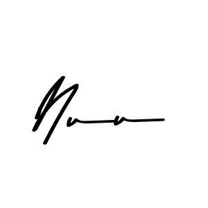 Design your own signature with our free online signature maker. With this signature software, you can create a handwritten (Asem Kandis PERSONAL USE) signature for name Nuu. Nuu signature style 9 images and pictures png