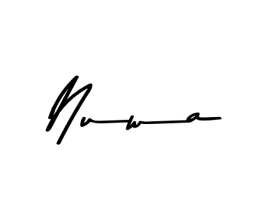 Nuwa stylish signature style. Best Handwritten Sign (Asem Kandis PERSONAL USE) for my name. Handwritten Signature Collection Ideas for my name Nuwa. Nuwa signature style 9 images and pictures png
