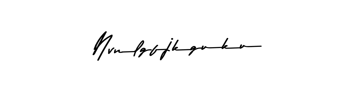 Make a beautiful signature design for name Nvnlgfjkguku. With this signature (Asem Kandis PERSONAL USE) style, you can create a handwritten signature for free. Nvnlgfjkguku signature style 9 images and pictures png