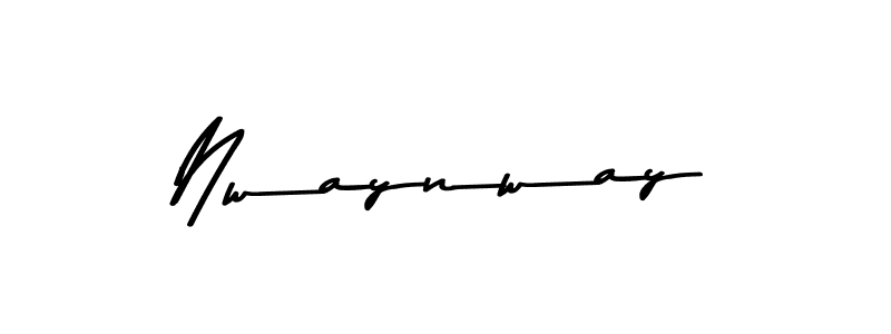 How to make Nwaynway signature? Asem Kandis PERSONAL USE is a professional autograph style. Create handwritten signature for Nwaynway name. Nwaynway signature style 9 images and pictures png