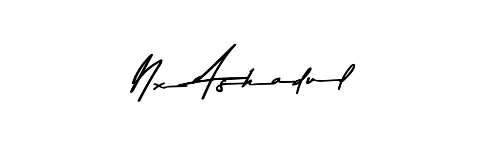 if you are searching for the best signature style for your name Nx Ashadul. so please give up your signature search. here we have designed multiple signature styles  using Asem Kandis PERSONAL USE. Nx Ashadul signature style 9 images and pictures png