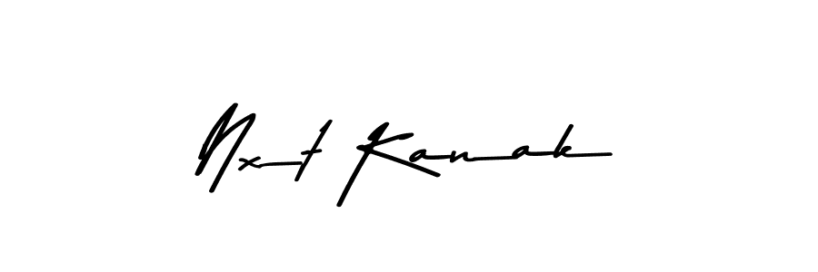 The best way (Asem Kandis PERSONAL USE) to make a short signature is to pick only two or three words in your name. The name Nxt Kanak include a total of six letters. For converting this name. Nxt Kanak signature style 9 images and pictures png