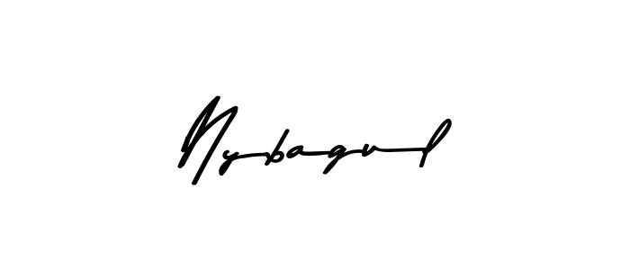 The best way (Asem Kandis PERSONAL USE) to make a short signature is to pick only two or three words in your name. The name Nybagul include a total of six letters. For converting this name. Nybagul signature style 9 images and pictures png