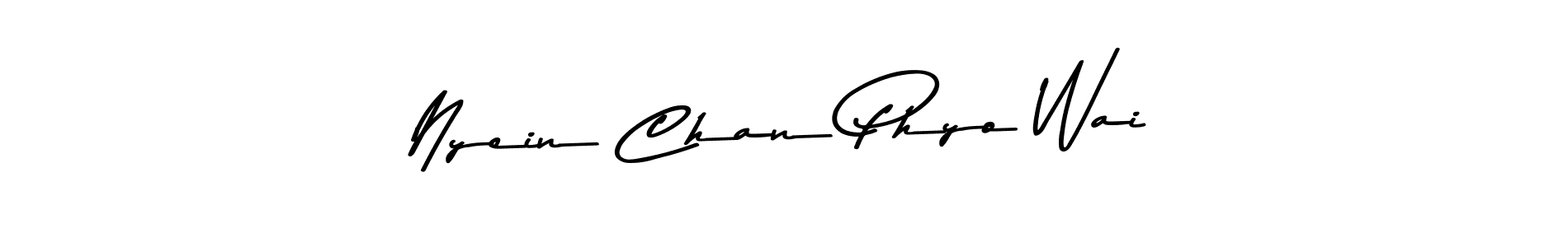 You should practise on your own different ways (Asem Kandis PERSONAL USE) to write your name (Nyein Chan Phyo Wai) in signature. don't let someone else do it for you. Nyein Chan Phyo Wai signature style 9 images and pictures png