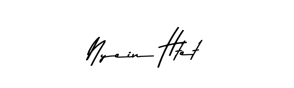 The best way (Asem Kandis PERSONAL USE) to make a short signature is to pick only two or three words in your name. The name Nyein Htet include a total of six letters. For converting this name. Nyein Htet signature style 9 images and pictures png