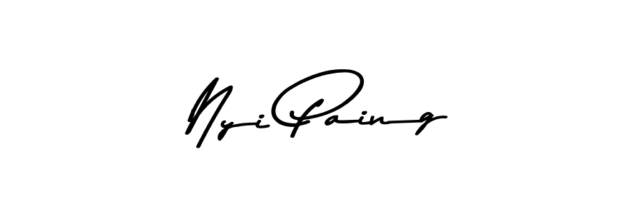 Asem Kandis PERSONAL USE is a professional signature style that is perfect for those who want to add a touch of class to their signature. It is also a great choice for those who want to make their signature more unique. Get Nyi Paing name to fancy signature for free. Nyi Paing signature style 9 images and pictures png