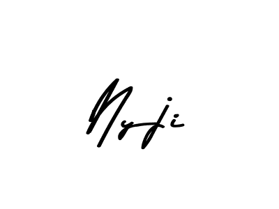 Make a short Nyji signature style. Manage your documents anywhere anytime using Asem Kandis PERSONAL USE. Create and add eSignatures, submit forms, share and send files easily. Nyji signature style 9 images and pictures png