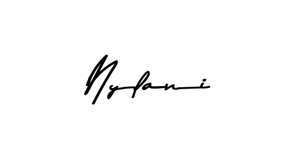 How to make Nylani signature? Asem Kandis PERSONAL USE is a professional autograph style. Create handwritten signature for Nylani name. Nylani signature style 9 images and pictures png