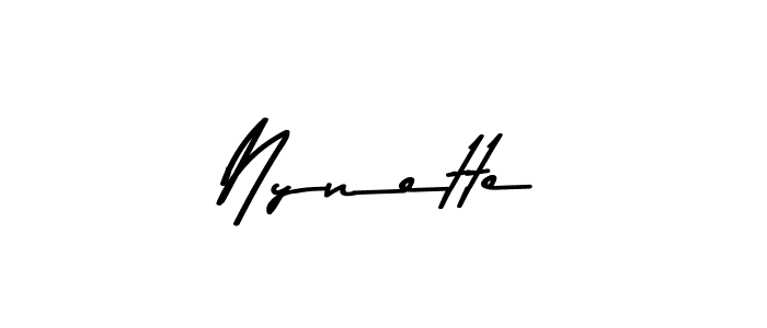 Make a beautiful signature design for name Nynette. Use this online signature maker to create a handwritten signature for free. Nynette signature style 9 images and pictures png