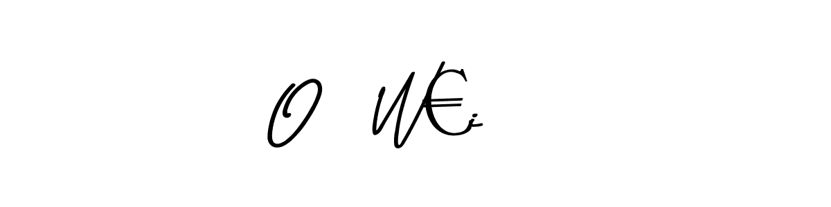 Make a beautiful signature design for name O   W€i   . With this signature (Asem Kandis PERSONAL USE) style, you can create a handwritten signature for free. O   W€i    signature style 9 images and pictures png
