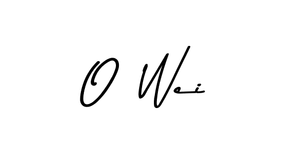 Design your own signature with our free online signature maker. With this signature software, you can create a handwritten (Asem Kandis PERSONAL USE) signature for name O  Wei. O  Wei signature style 9 images and pictures png