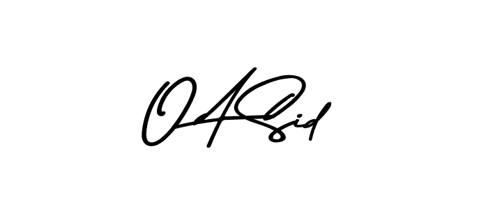 Asem Kandis PERSONAL USE is a professional signature style that is perfect for those who want to add a touch of class to their signature. It is also a great choice for those who want to make their signature more unique. Get O A Sid name to fancy signature for free. O A Sid signature style 9 images and pictures png