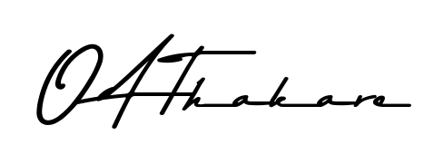 The Asem Kandis PERSONAL USE font gives name O A Thakare a signature that looks effortless yet distinguished. Download high-res PNG instantly. O A Thakare signature style 9 images and pictures png