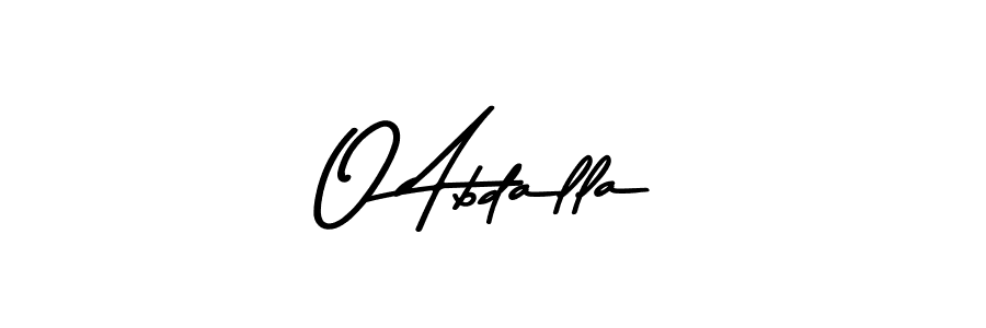 Here are the top 10 professional signature styles for the name O Abdalla. These are the best autograph styles you can use for your name. O Abdalla signature style 9 images and pictures png