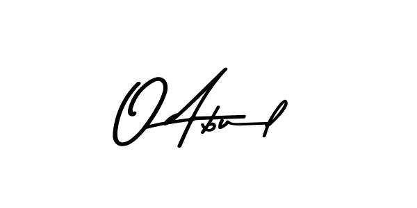 Design your own signature with our free online signature maker. With this signature software, you can create a handwritten (Asem Kandis PERSONAL USE) signature for name O Abul. O Abul signature style 9 images and pictures png