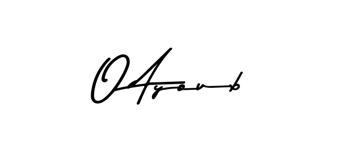 if you are searching for the best signature style for your name O Ayoub. so please give up your signature search. here we have designed multiple signature styles  using Asem Kandis PERSONAL USE. O Ayoub signature style 9 images and pictures png