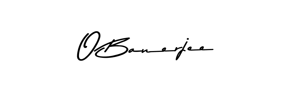 Make a beautiful signature design for name O Banerjee. Use this online signature maker to create a handwritten signature for free. O Banerjee signature style 9 images and pictures png