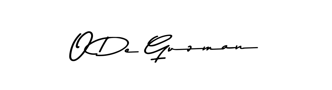 Also You can easily find your signature by using the search form. We will create O De Guzman name handwritten signature images for you free of cost using Asem Kandis PERSONAL USE sign style. O De Guzman signature style 9 images and pictures png