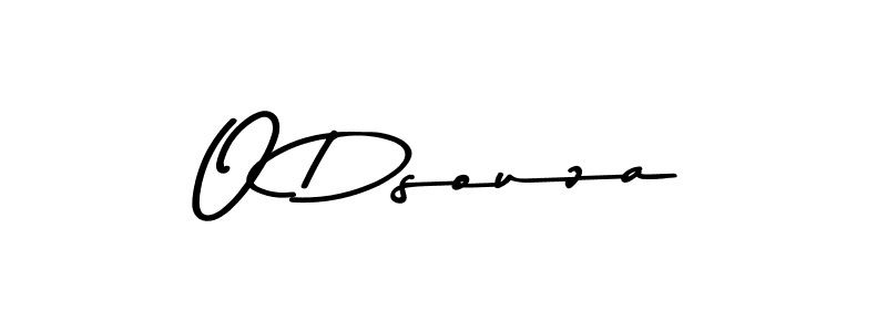 The best way (Asem Kandis PERSONAL USE) to make a short signature is to pick only two or three words in your name. The name O Dsouza include a total of six letters. For converting this name. O Dsouza signature style 9 images and pictures png