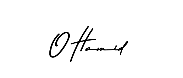 You should practise on your own different ways (Asem Kandis PERSONAL USE) to write your name (O Hamid) in signature. don't let someone else do it for you. O Hamid signature style 9 images and pictures png