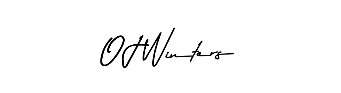 You should practise on your own different ways (Asem Kandis PERSONAL USE) to write your name (O J Winters) in signature. don't let someone else do it for you. O J Winters signature style 9 images and pictures png