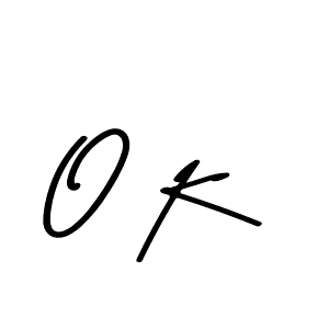 How to make O K signature? Asem Kandis PERSONAL USE is a professional autograph style. Create handwritten signature for O K name. O K signature style 9 images and pictures png