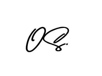 The best way (Asem Kandis PERSONAL USE) to make a short signature is to pick only two or three words in your name. The name O S. include a total of six letters. For converting this name. O S. signature style 9 images and pictures png