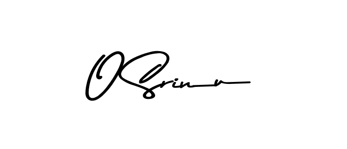 How to make O Srinu signature? Asem Kandis PERSONAL USE is a professional autograph style. Create handwritten signature for O Srinu name. O Srinu signature style 9 images and pictures png